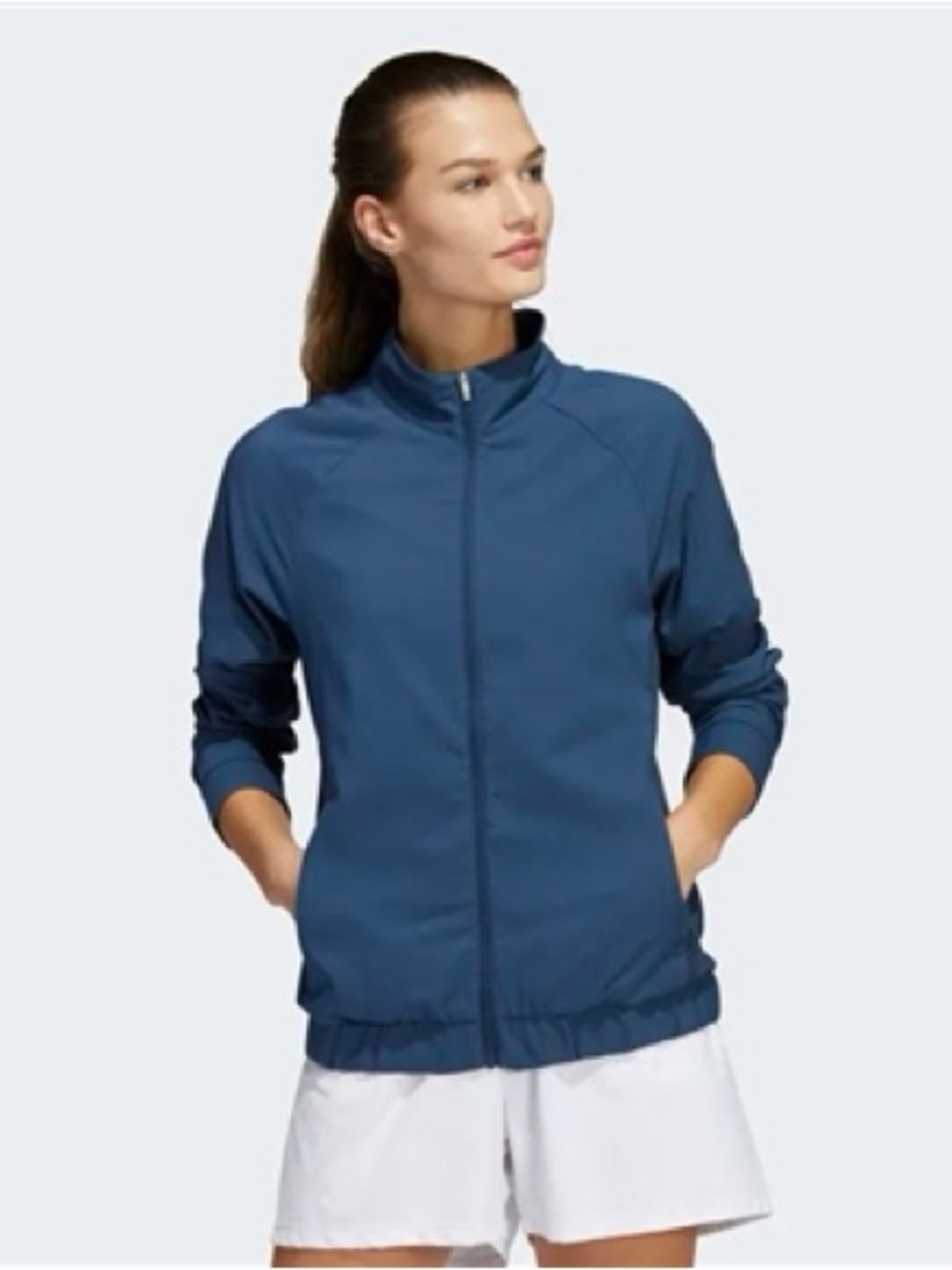 adidas Essentials Full Zip Jacket, Crew Navy, sz M